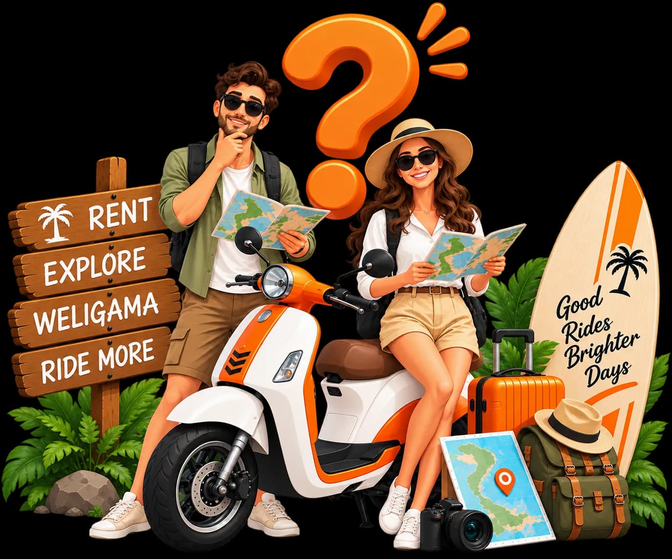 Bike Rent Hub Weligama FAQ Background 2